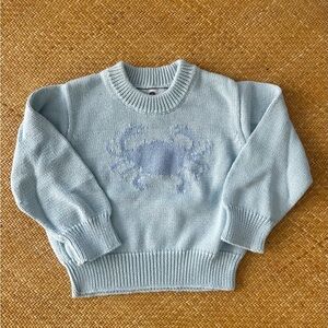 Light Blue Sweater with Crab
